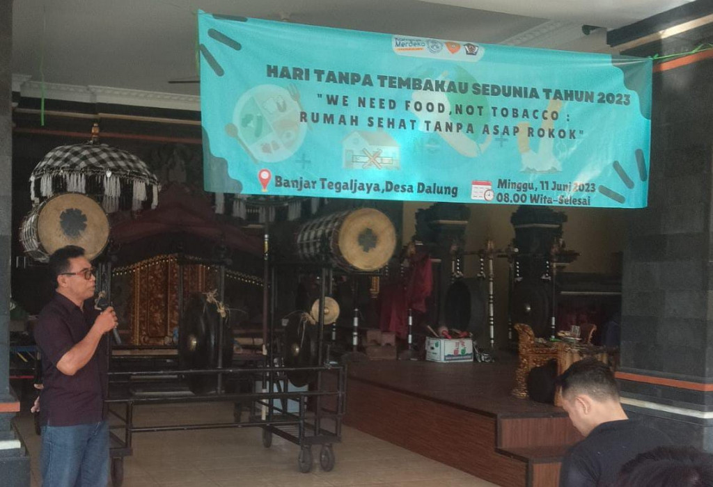 Pembukaan Hari Tanpa Tembakau Sedunia Tahun 2023 di Desa Dalung